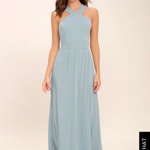 Air of Romance Light Blue Dress
